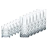 Spiegelau & Notte Uomo 100719 Juego de Vasos, 12 Piezas, Highland Diamond, Vidrio, Transparente, 28,4 x 28,4 x 19 cm, 12 unidades